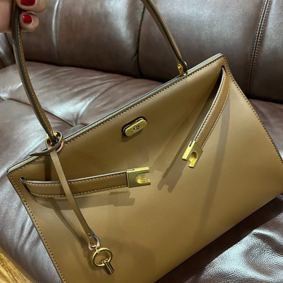 Tory Burch LEE Brown Messenger Bag